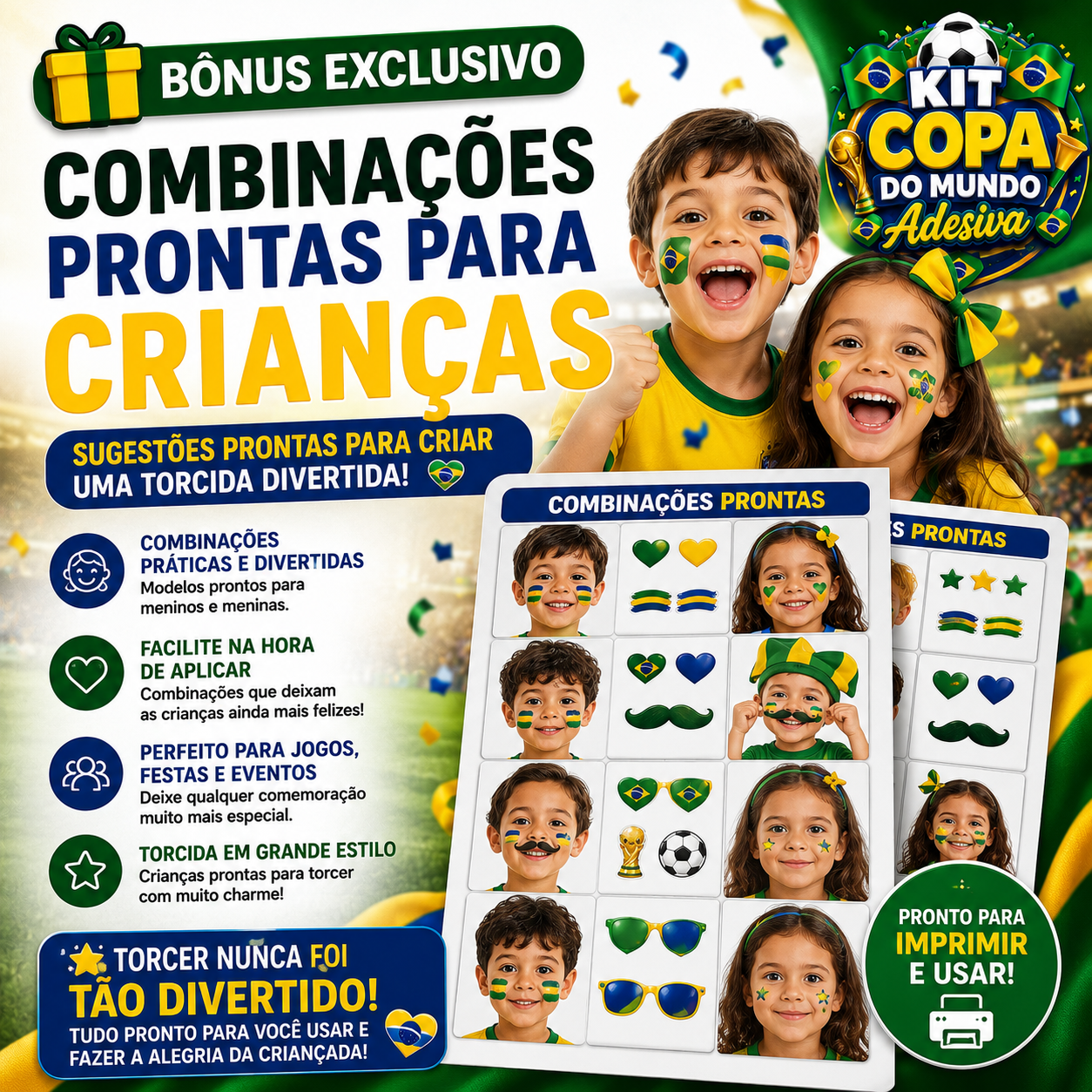 Combinações Prontas para Crianças