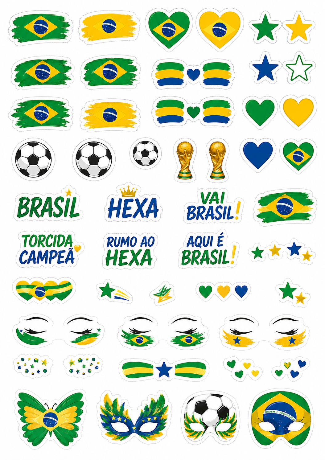 Molde do kit Copa do Mundo 1