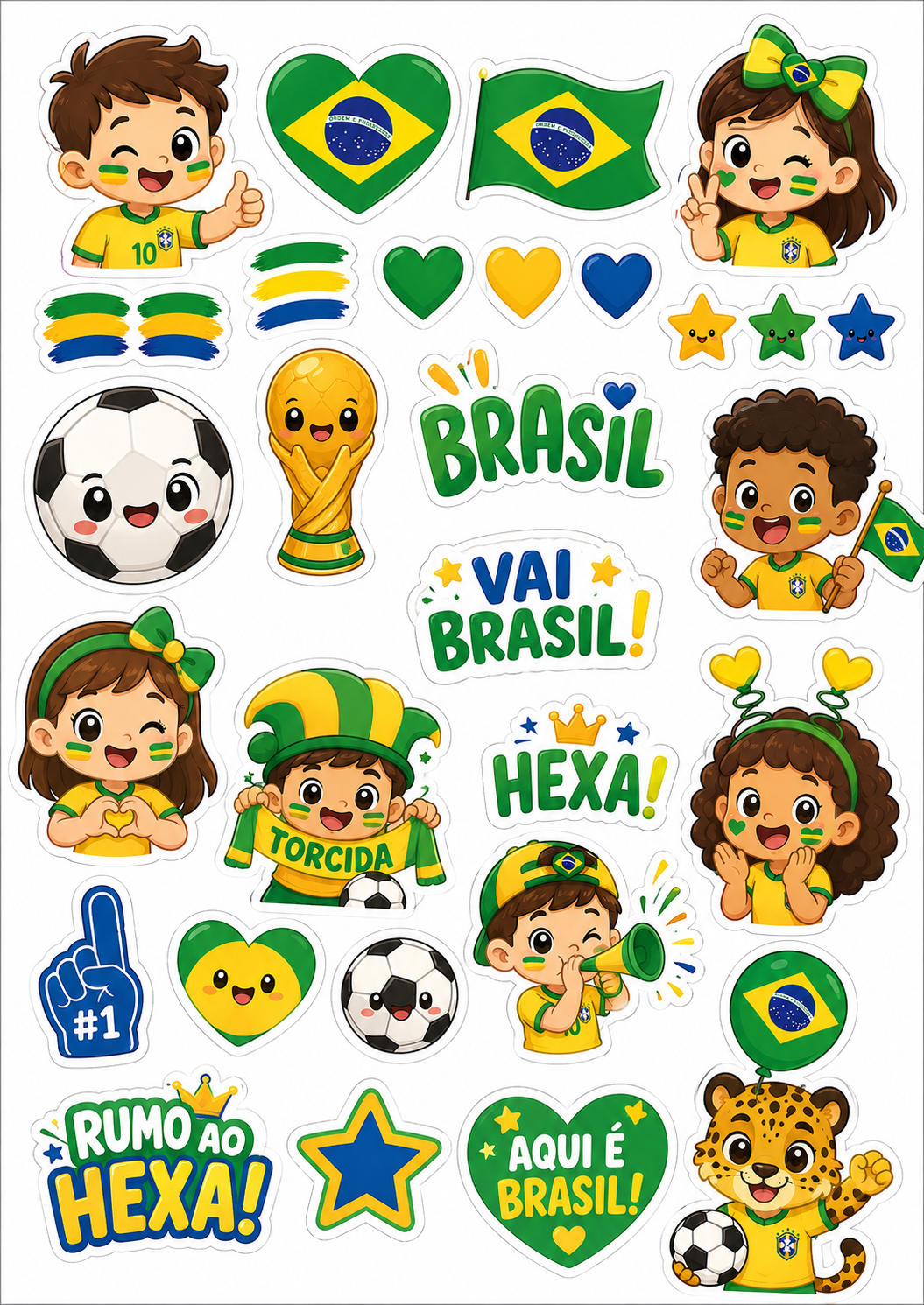 Molde do kit Copa do Mundo 2